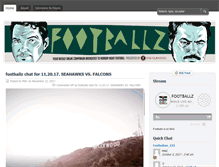 Tablet Screenshot of footballz.org
